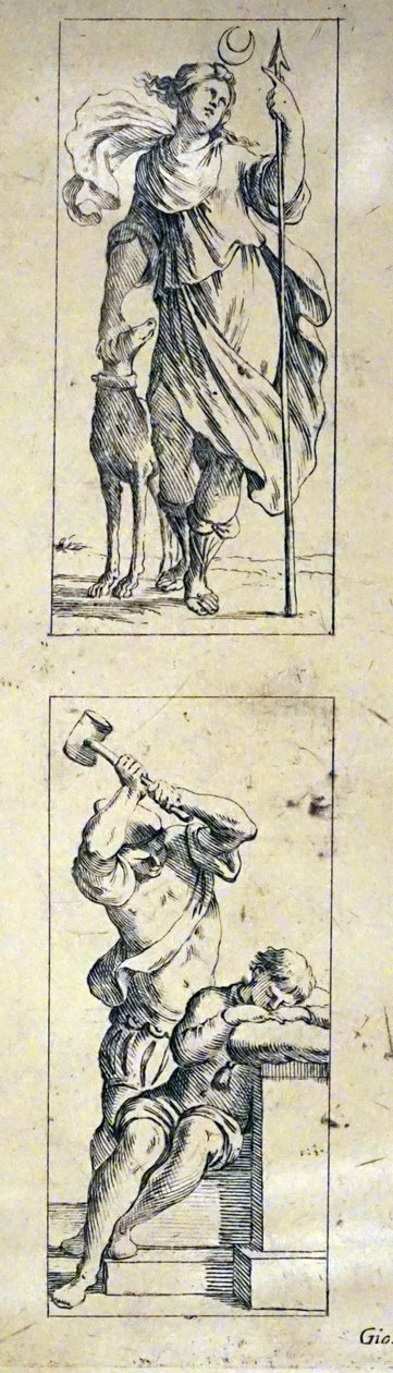 Tarotkort från 1600-talet av Giuseppe Maria Mitelli av Giuseppe Maria Mitelli