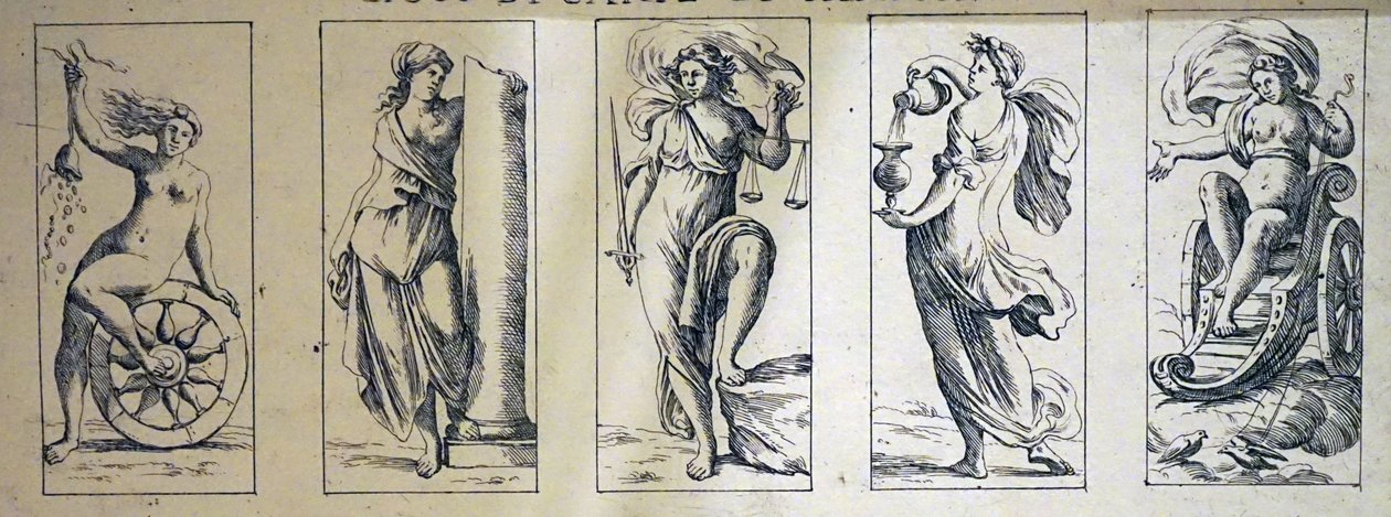 Tarotkort från 1600-talet av Giuseppe Maria Mitelli av Giuseppe Maria Mitelli