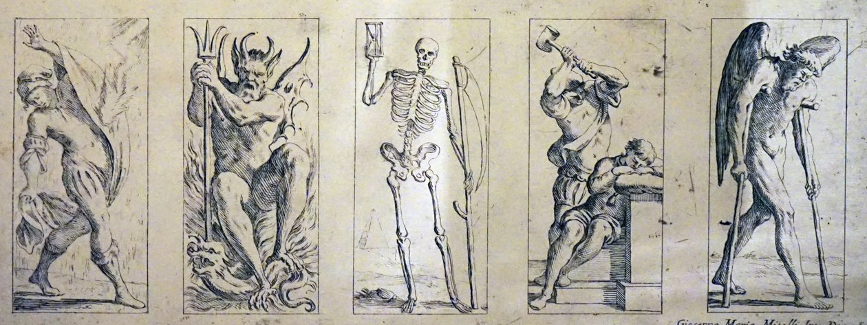 Tarotkort från 1600-talet av Giuseppe Maria Mitelli av Giuseppe Maria Mitelli