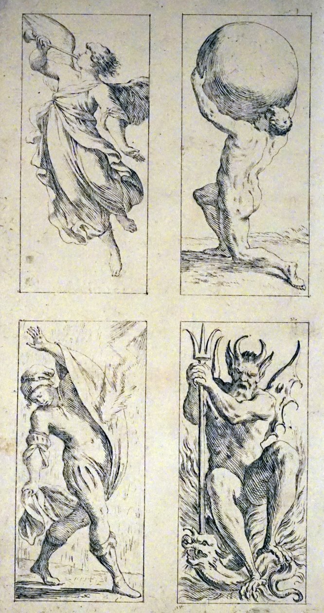 Tarotkort från 1600-talet av Giuseppe Maria Mitelli av Giuseppe Maria Mitelli
