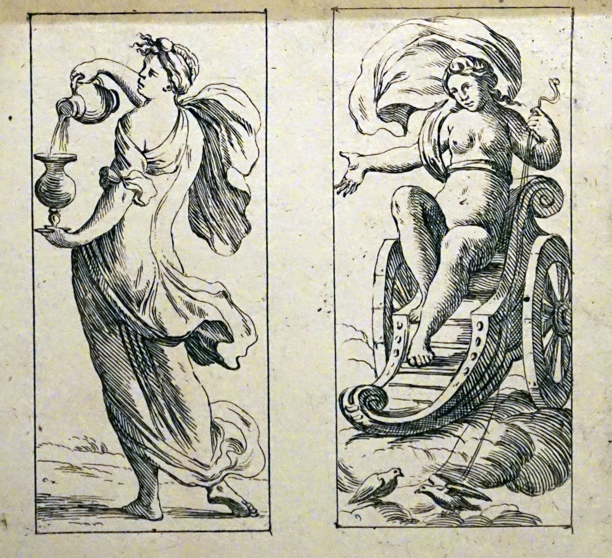 Tarotkort från 1600-talet av Giuseppe Maria Mitelli av Giuseppe Maria Mitelli