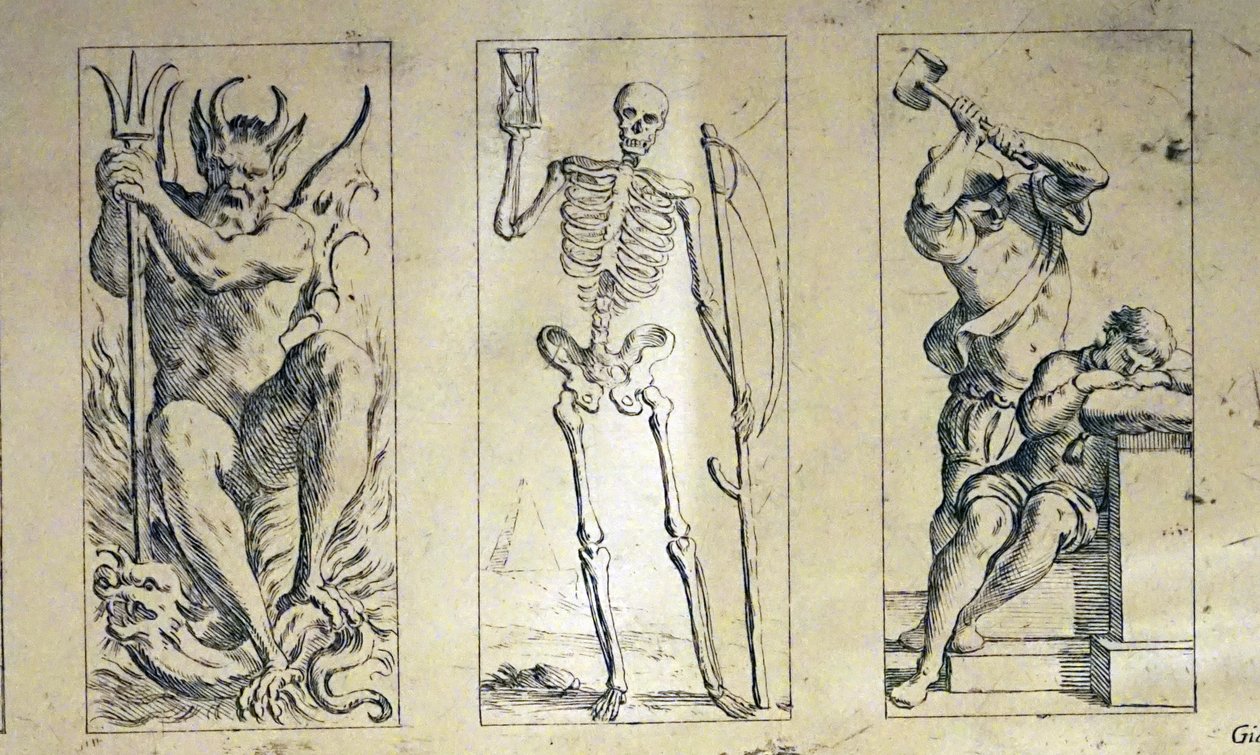Tarotkort från 1600-talet av Giuseppe Maria Mitelli av Giuseppe Maria Mitelli