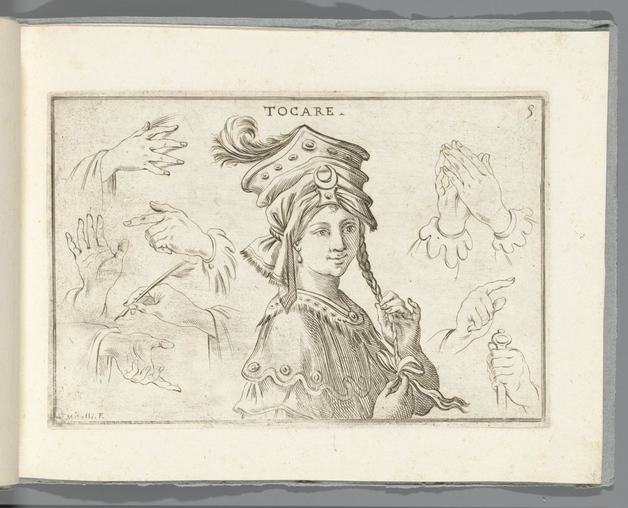 Smaka Tocare (titel på objekt) av Giuseppe Maria Mitelli