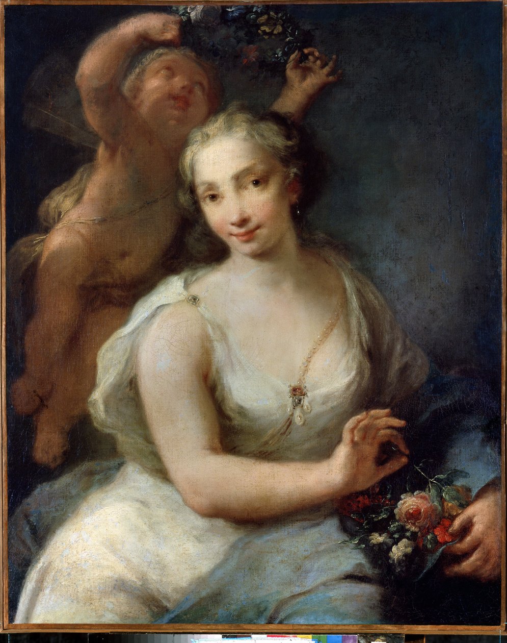 Vår. Vår (Primavera). Målning av Giuseppe Nogari (1699-1763), före 1757. Venetiansk konst. Olja på duk. Eremitagemuseet Sankt Petersburg. av Giuseppe Nogari