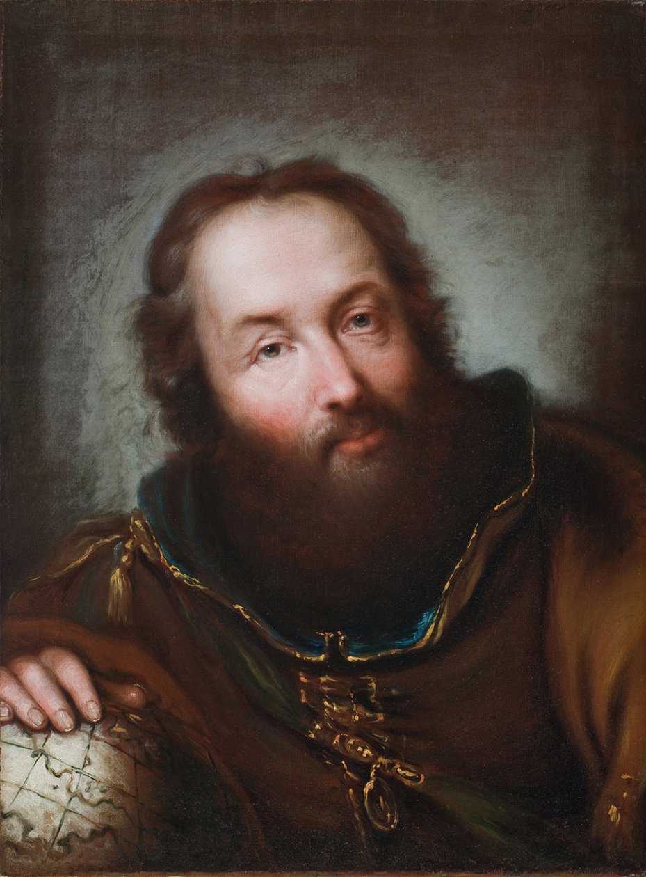 Porträtt av Christopher Columbus av Giuseppe Nogari