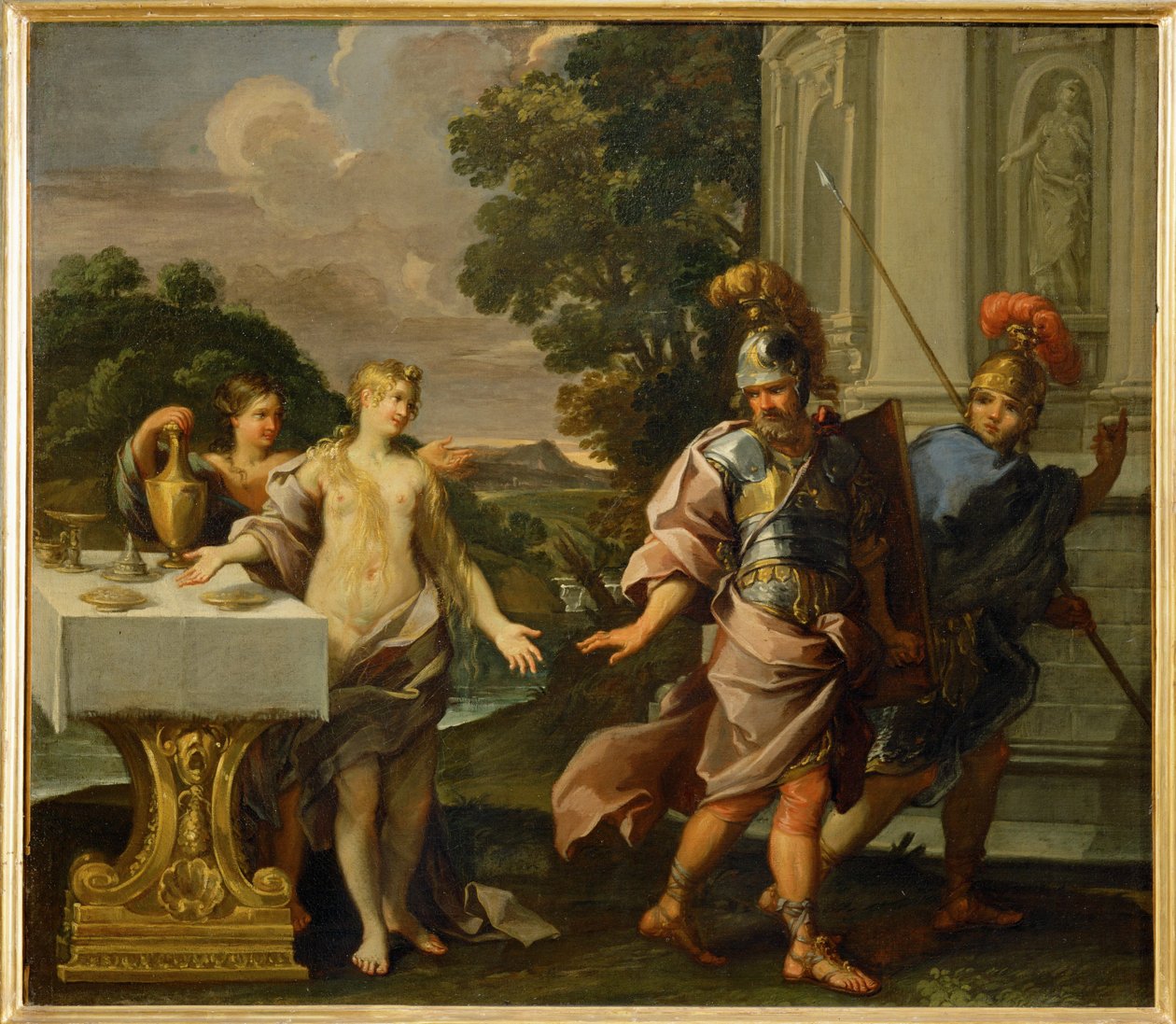 Armida och Renauds följeslagare - Armida och... av Giuseppe Passeri