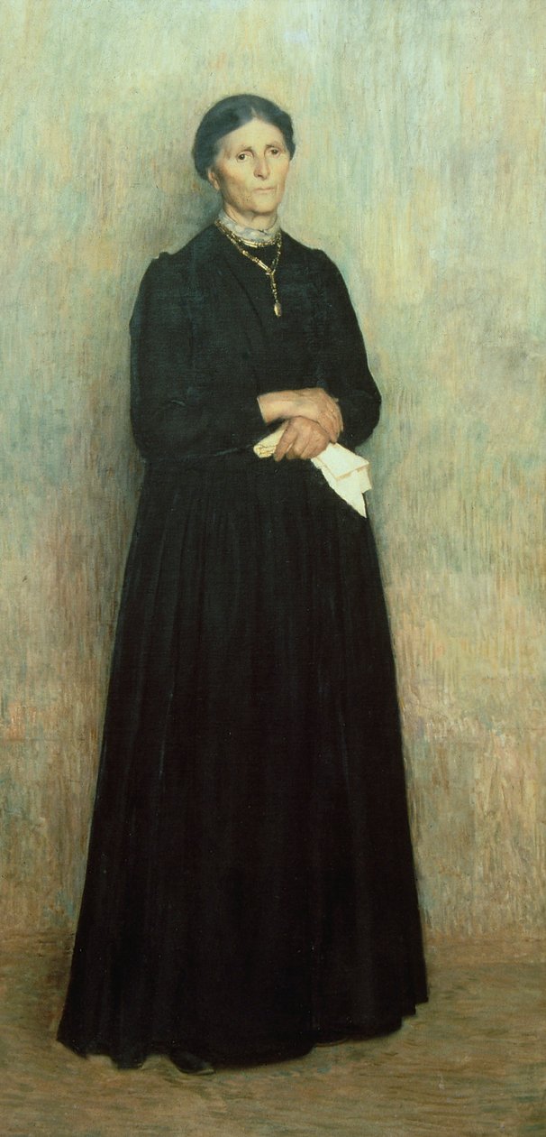 Porträtt av hans mamma av Giuseppe Pellizza da Volpedo