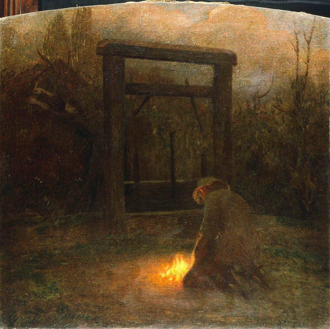 upendo wa maisha, jopo la kulia, na Giuseppe Pellizza da Volpedo (1868-1907) swed av Giuseppe Pellizza da Volpedo