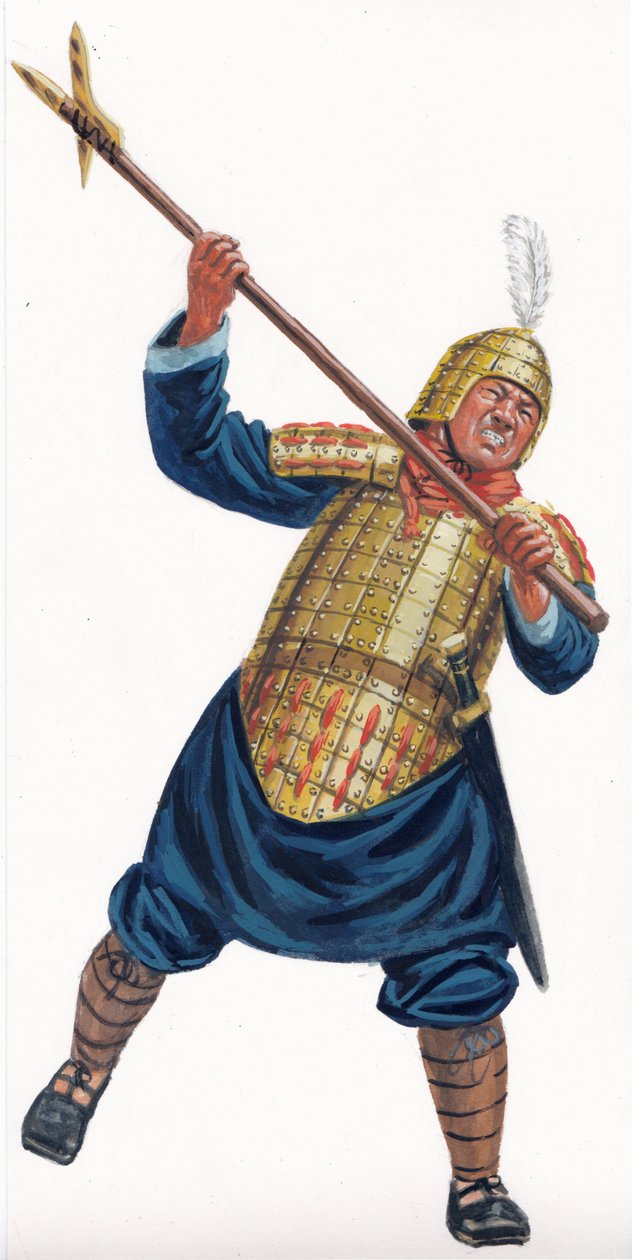 Hellebard från kejsar Qins armé av Giuseppe Rava