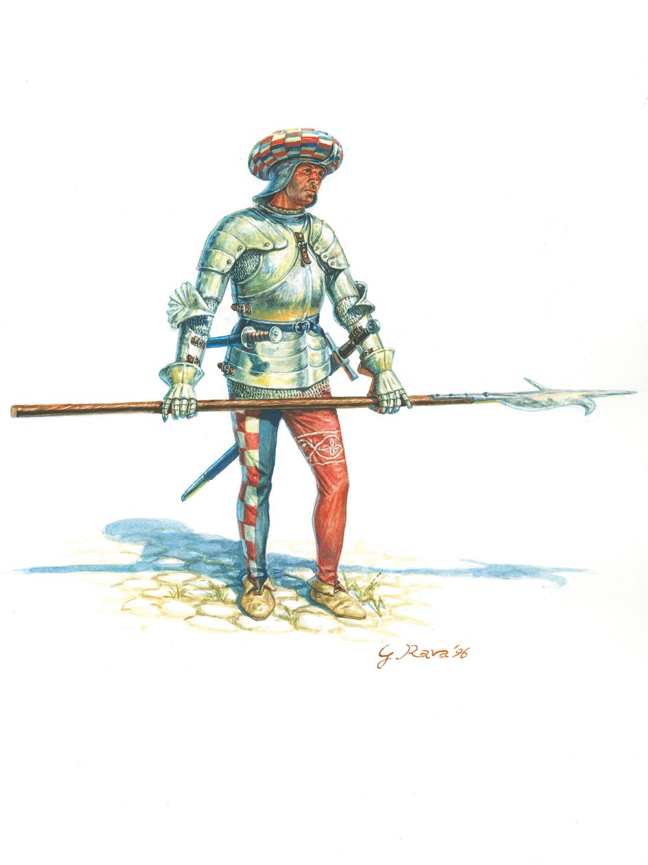 Hallebardier av Toscana av Giuseppe Rava