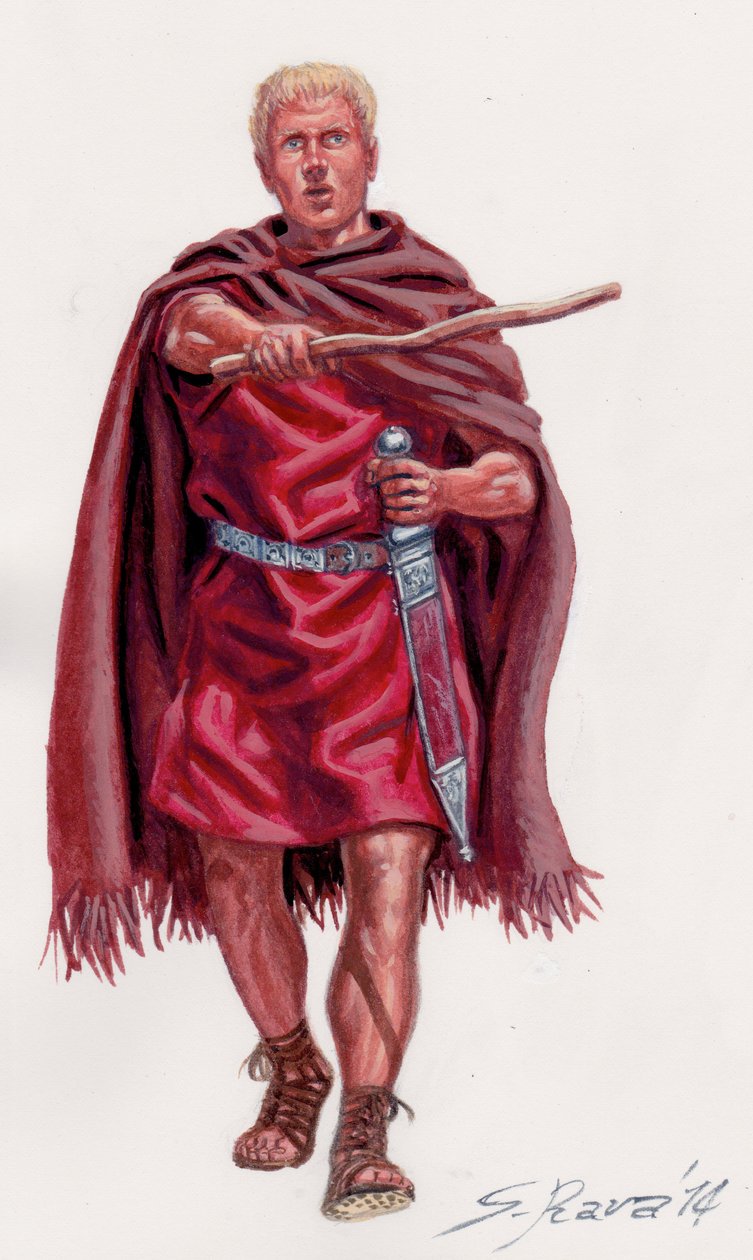 Numerus Batavorum (eller cohors Germanorum) av Giuseppe Rava