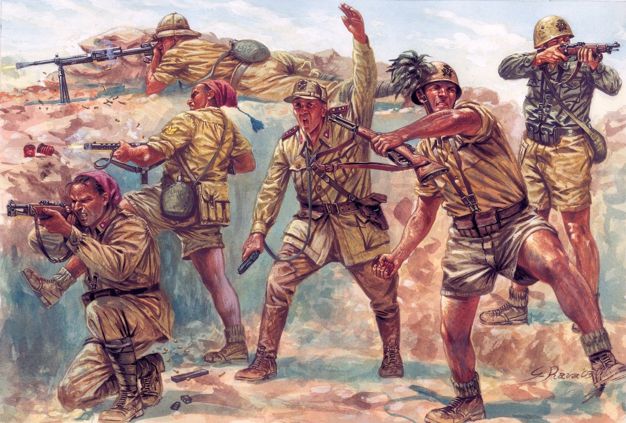 Andra världskriget: Italienska bersaglieri i Libyen under den italienska ockupationen mellan 1934 och 1943 - WWII: the italian Bersaglieri during italian occupation of Libya av Giuseppe Rava