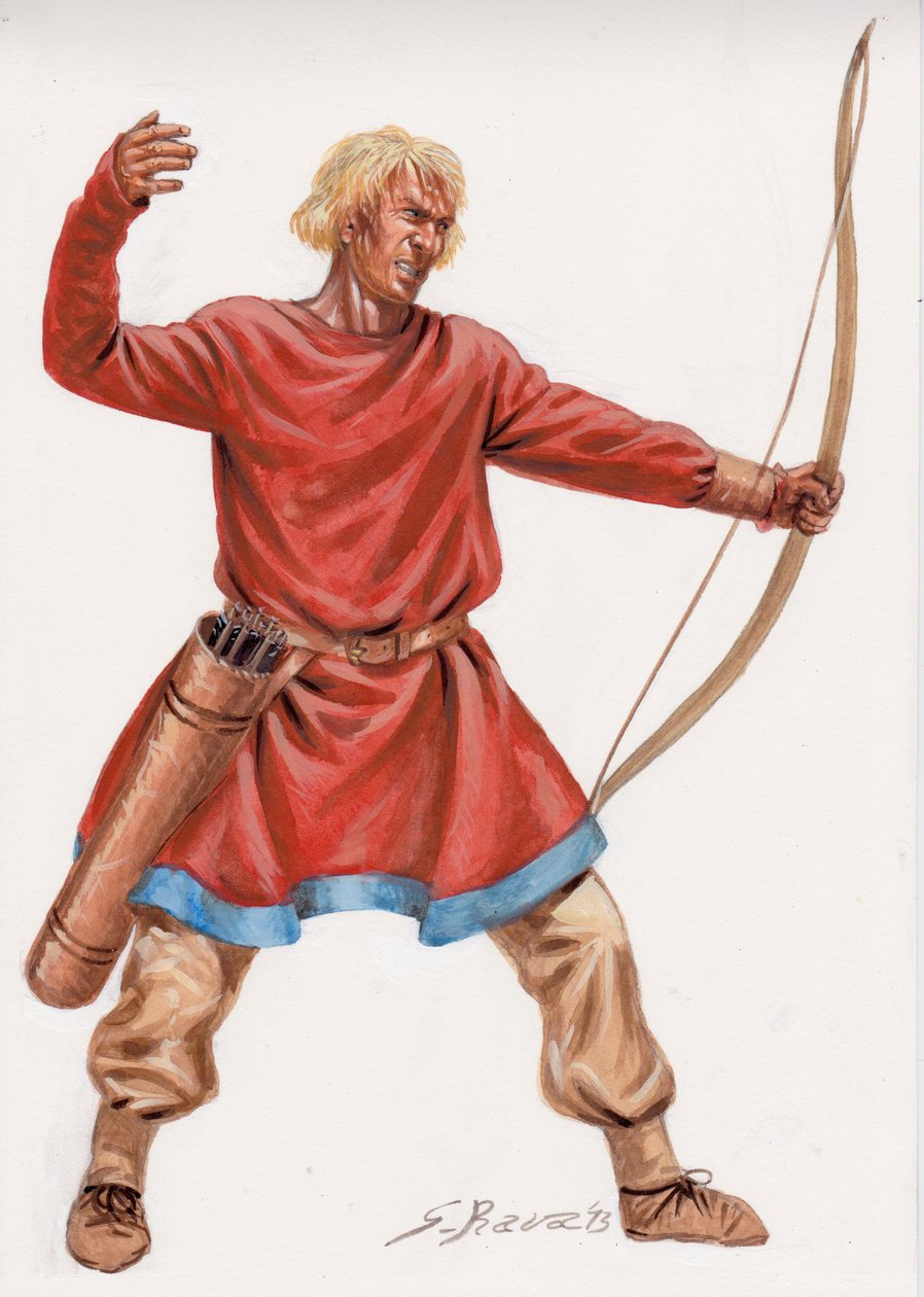 Visigoth bågskytt av Giuseppe Rava