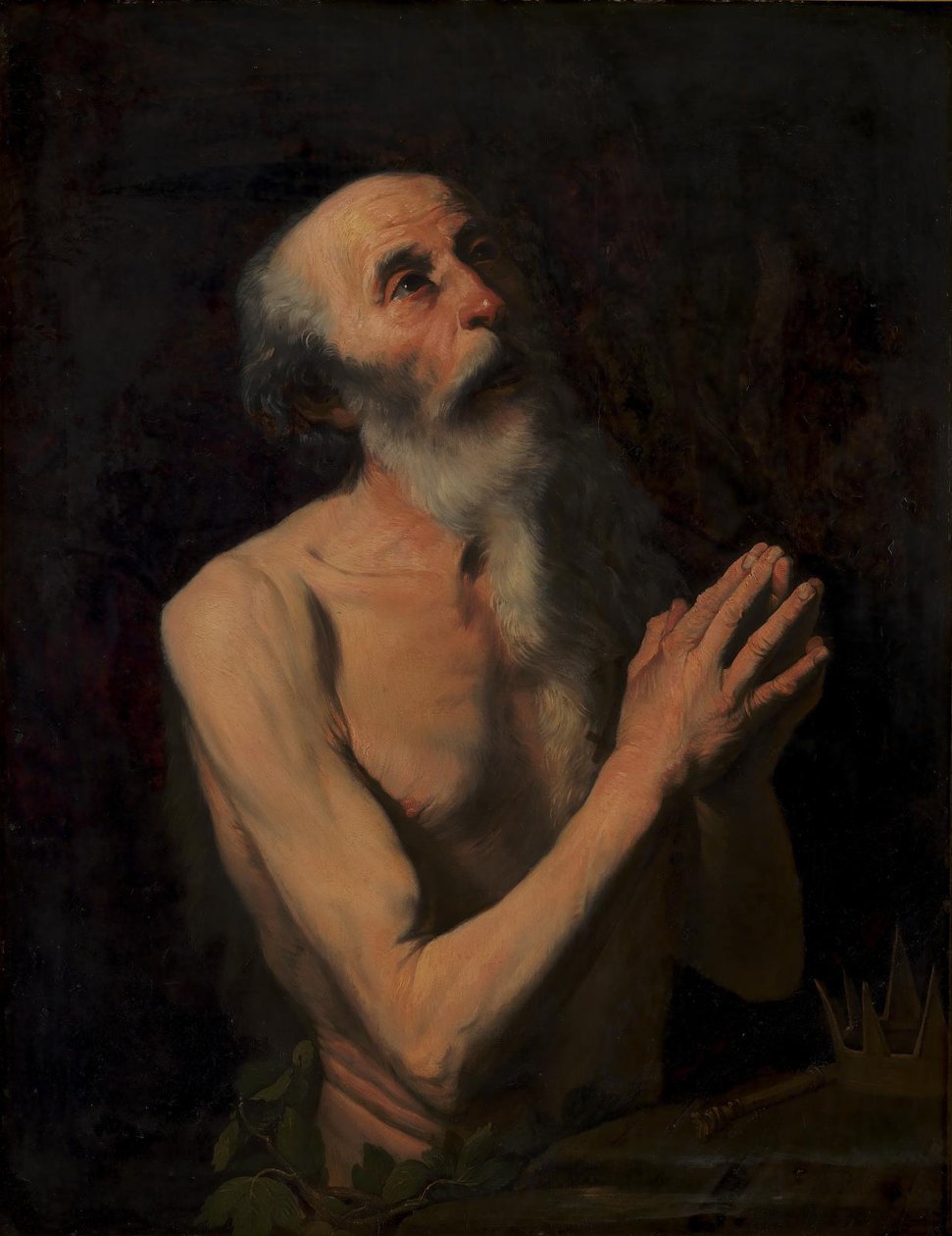 Eremiten Onuphrius av Giuseppe Ribera