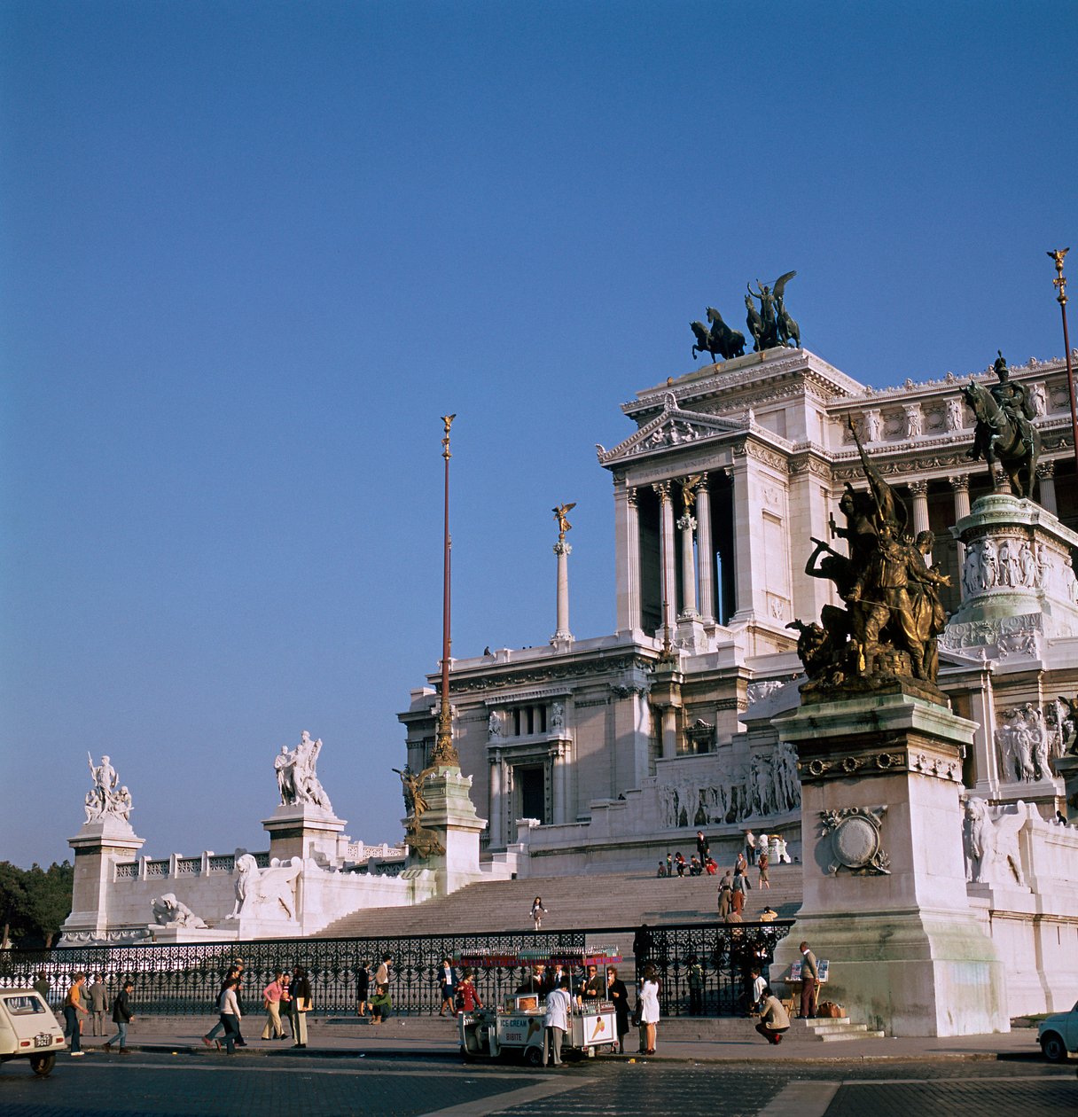 Monumentet till Victor Emmanuel II i Rom, 1800-talet av Giuseppe Sacconi