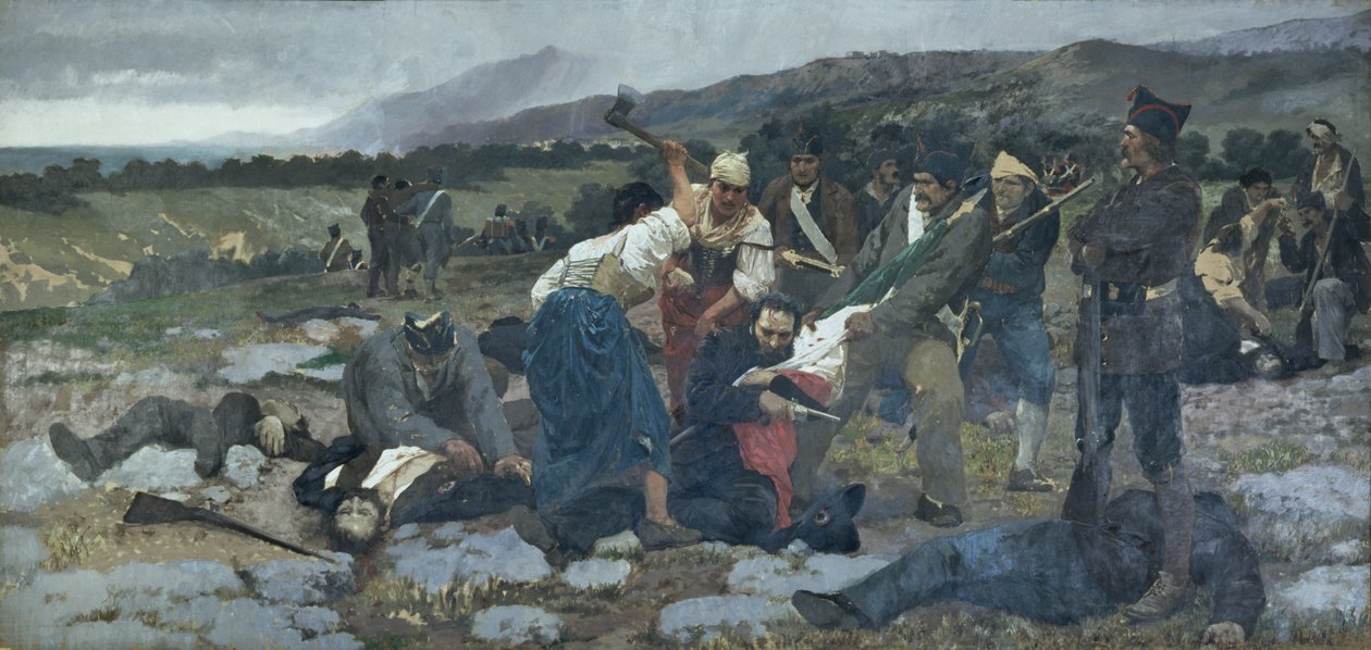 Carlo Pisacane död av Giuseppe Sciuti