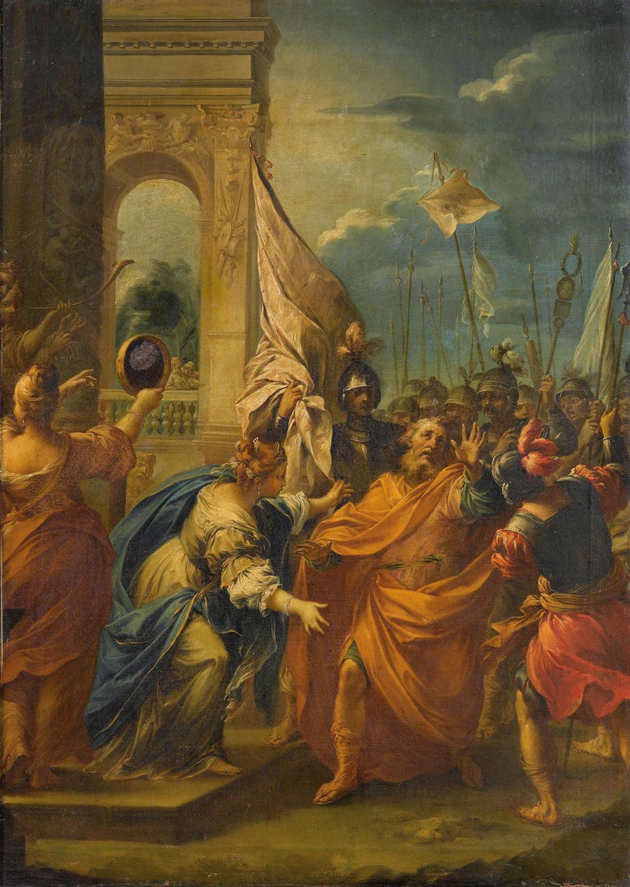 Jeftas återkomst. av Giuseppe Varotti