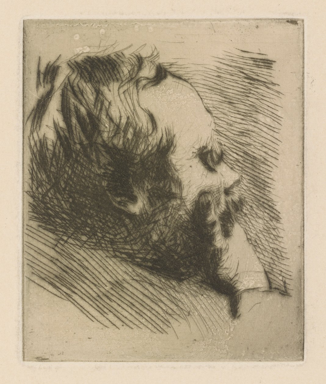 Porträtt av Edgar Degas av Giuseppe de Nittis