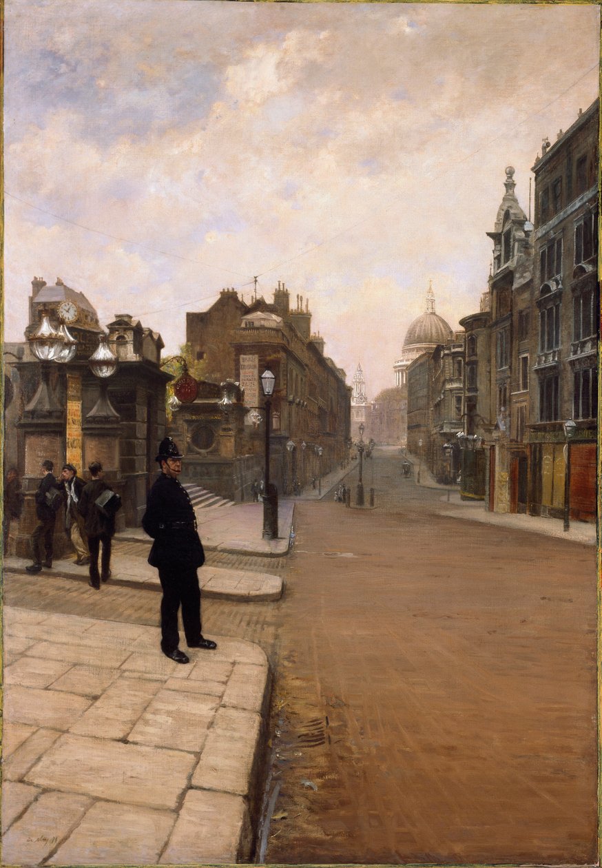 En söndag i London (målning av Giuseppe or Joseph de Nittis