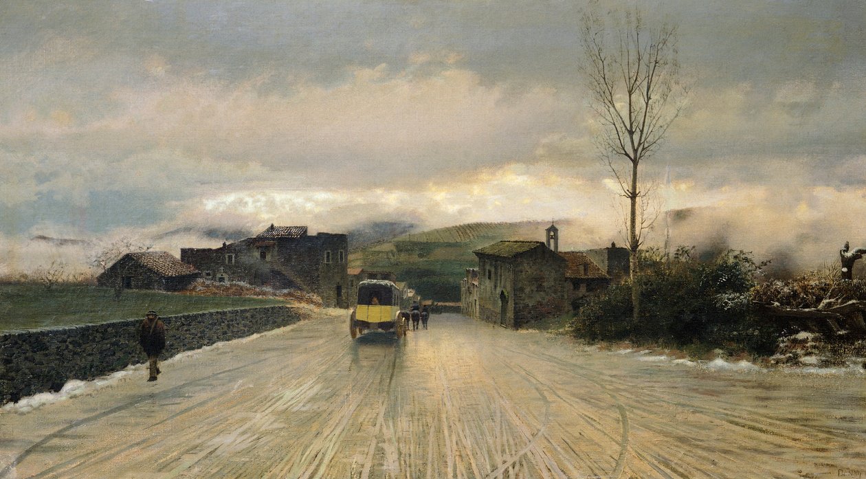 Korsning av Apenninerna av Giuseppe or Joseph de Nittis