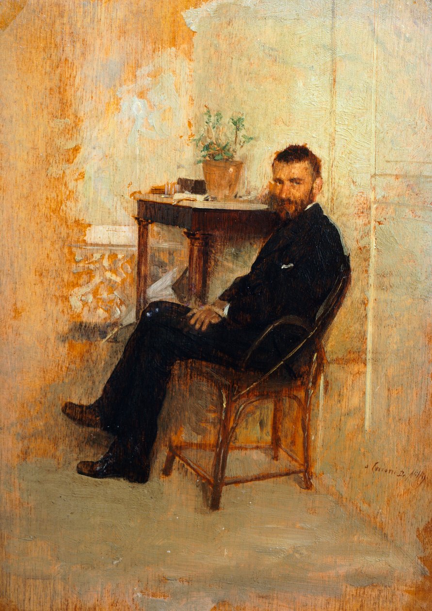 Från toppen av bussen, av Giuseppe de Nittis (1846-1884) av Giuseppe or Joseph de Nittis