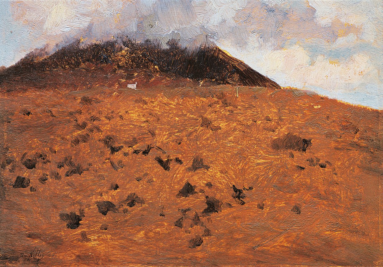 På sluttningarna av Vesuvius av Giuseppe or Joseph de Nittis