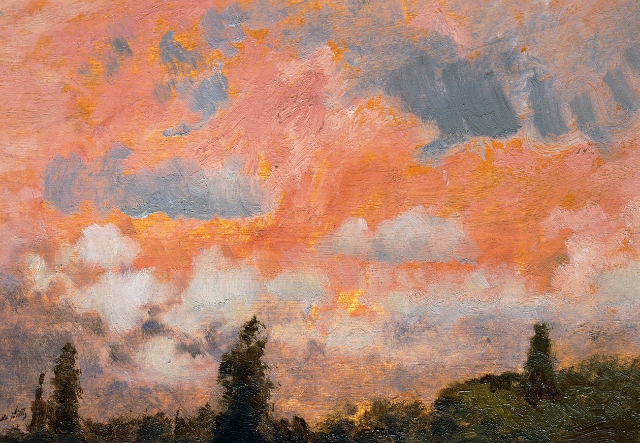 På sluttningarna av Vesuvius av Giuseppe or Joseph de Nittis