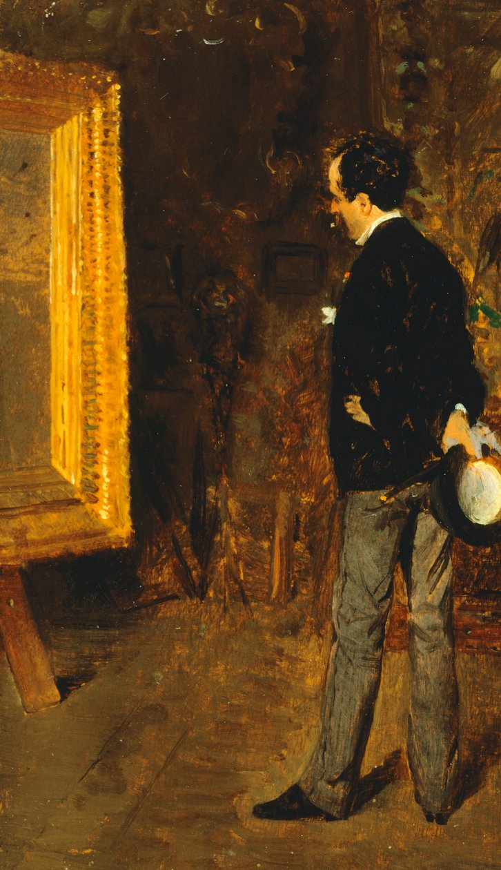 Porträtt av journalisten Martino Cafiero, av Giuseppe de Nittis av Giuseppe or Joseph de Nittis