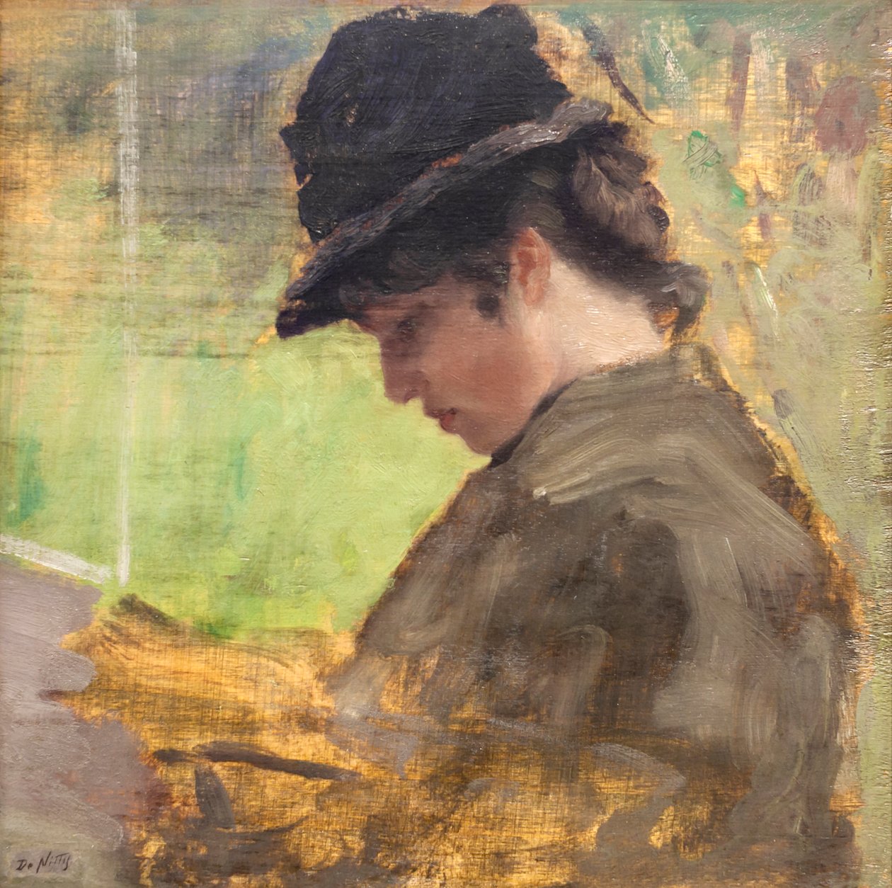 Den engelska flickan av Giuseppe or Joseph de Nittis