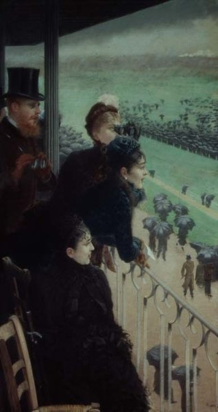 Tävlingarna i Auteuil (del av en triptyk) av Giuseppe or Joseph de Nittis