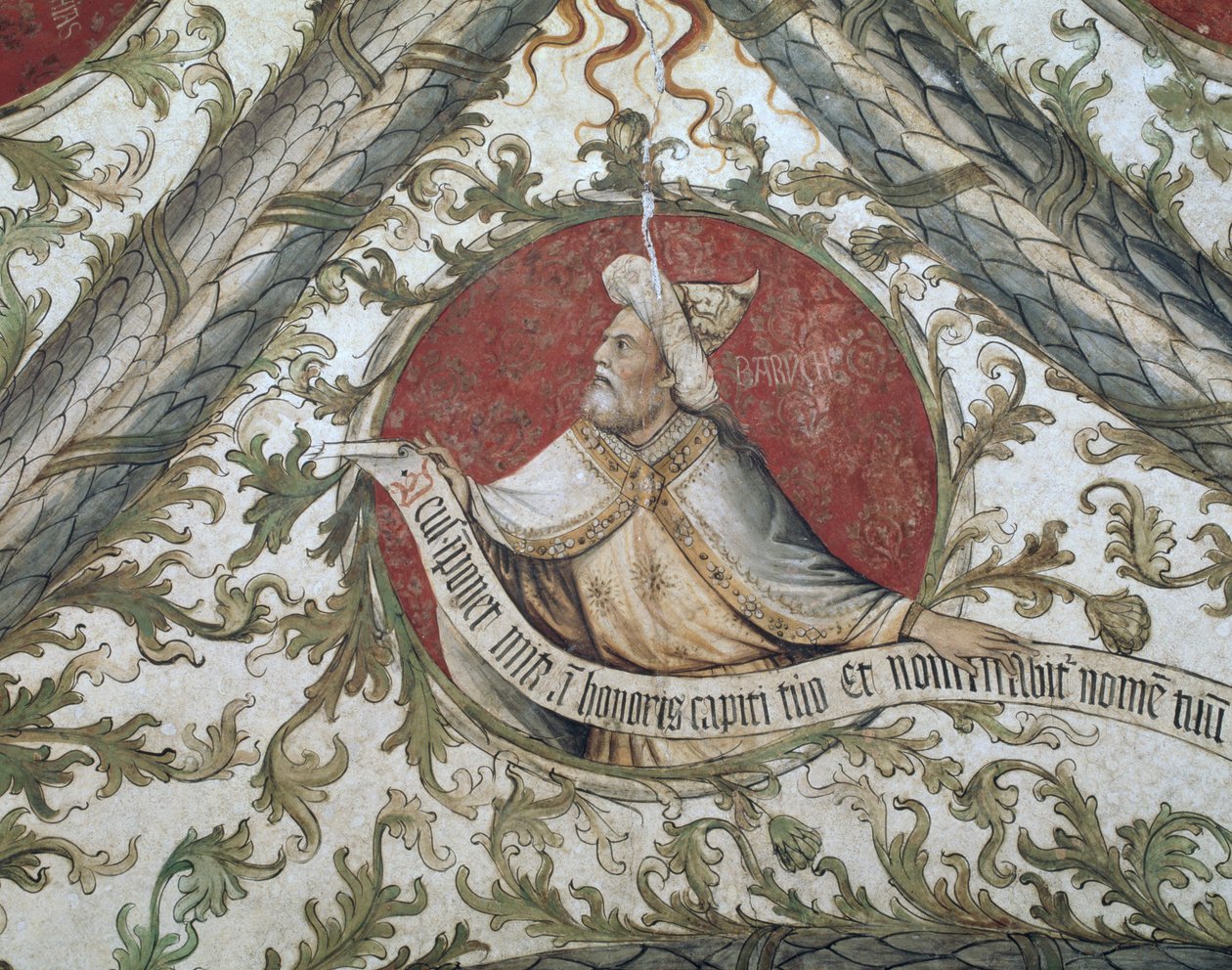 Profeten Baruch, från Loggia d "Annunciation, 1451 av Giusto dAllamagna
