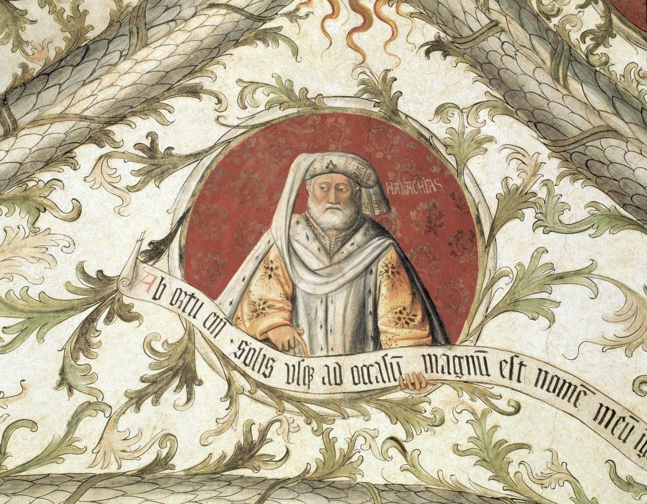 Profeten Malaki, från Loggia d "Annunciation, 1451 av Giusto dAllamagna