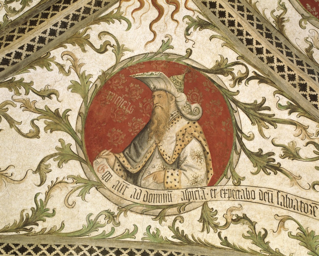 Profeten Micah, från Loggia d "Annunciation, 1451 av Giusto dAllamagna