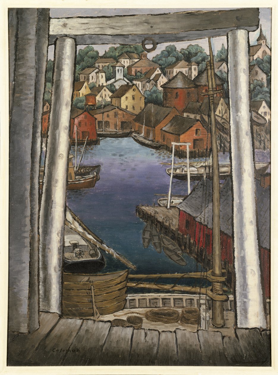 Gloucester Harbour, ca 1925 av Glenn O Coleman