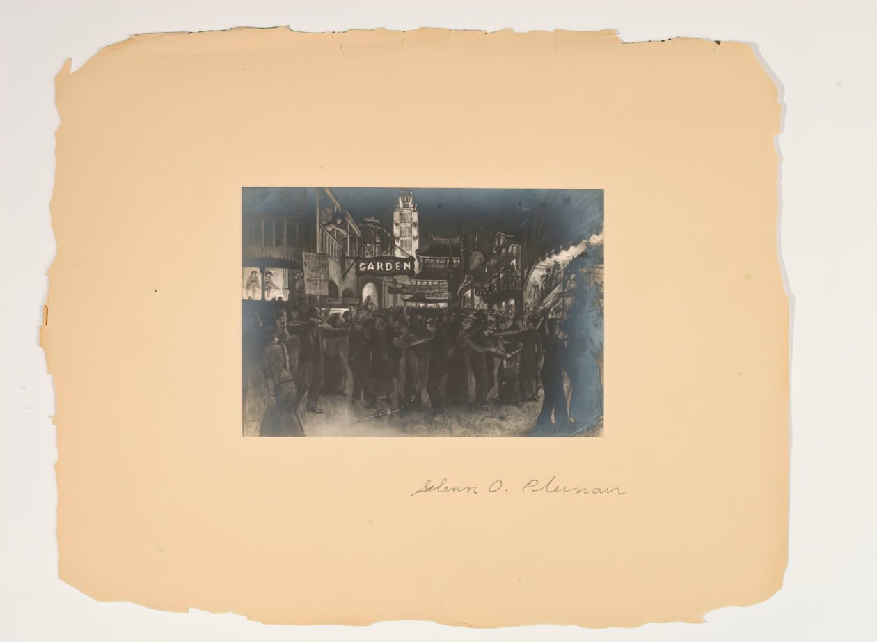 Scener ur folkets liv, Portfolio Untitled, ca. 1905-1906. av Glenn O Coleman