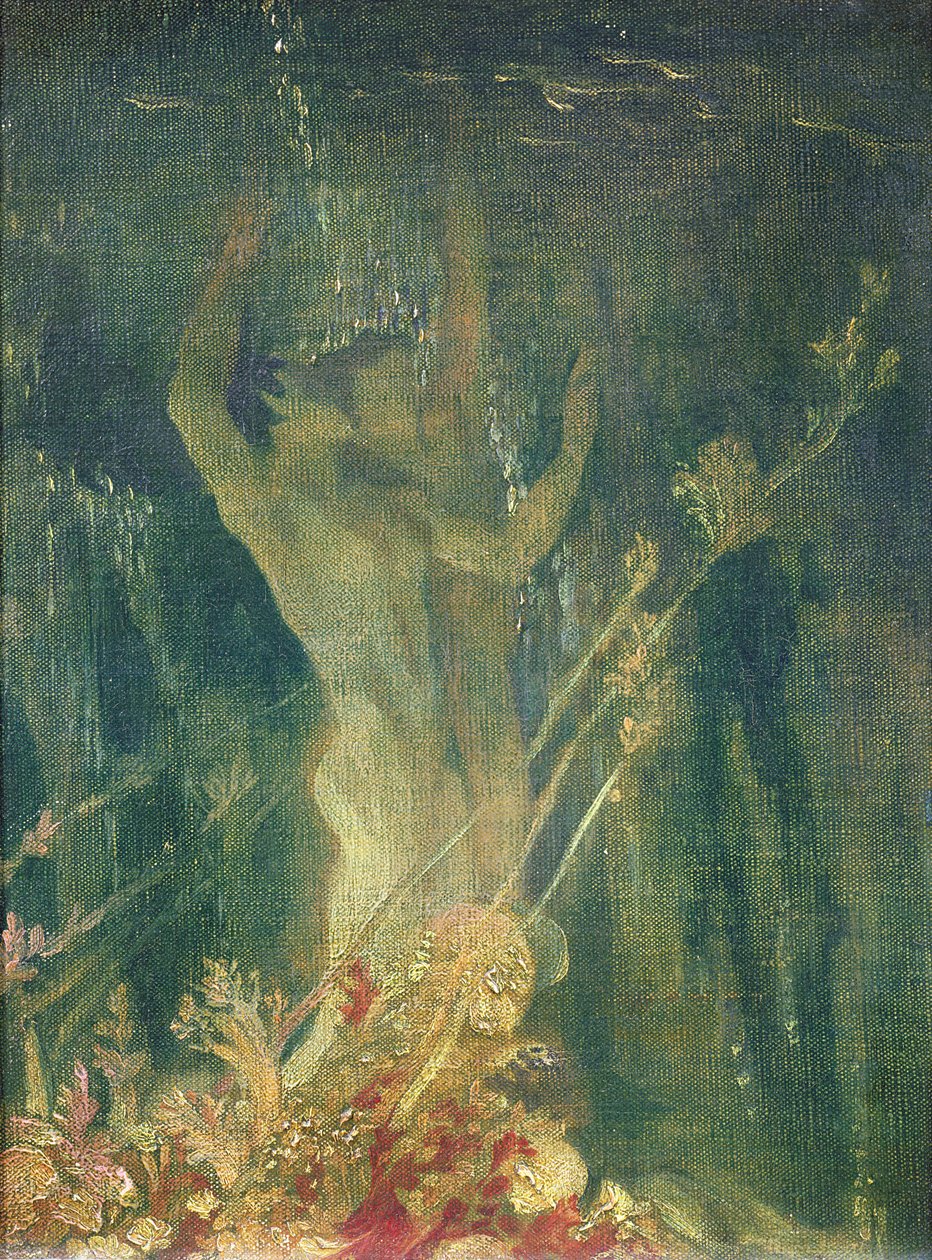 Under havet, ca 1915 av Glyn Warren Philpot