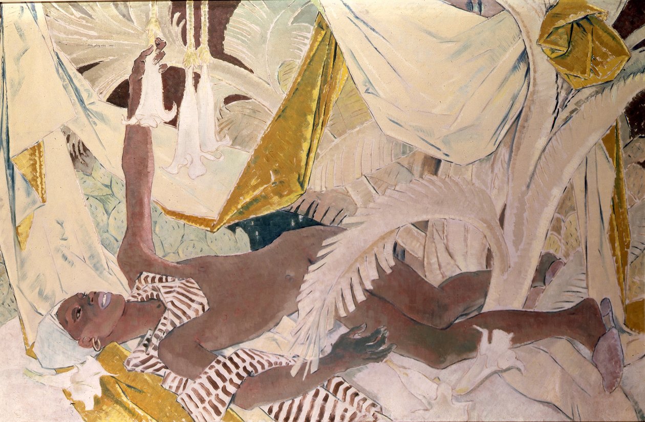 Henry Thomas, Philpots jamaicanska tjänare, liggande av Glyn Warren Philpot