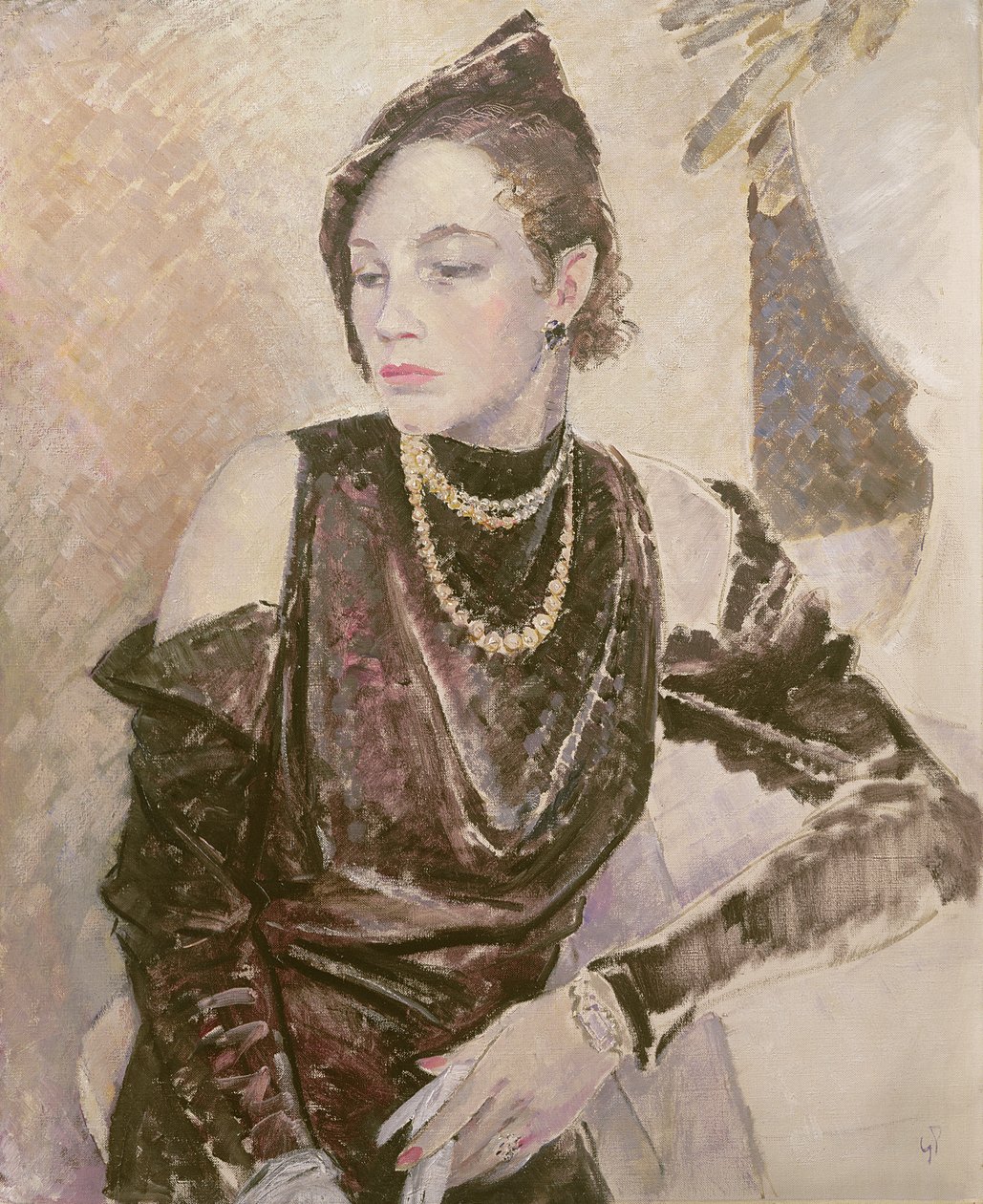 Miss Gwendolen Cleaver, 1933 av Glyn Warren Philpot