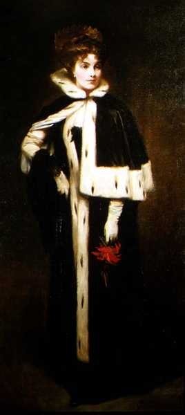 Porträtt av fru Jean Ewing Fitzwilliam av Glyn Warren Philpot