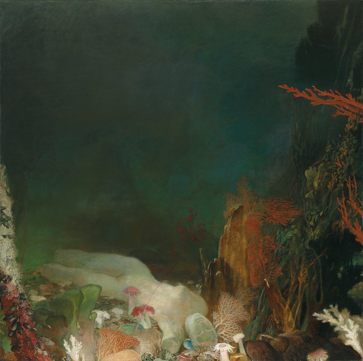 Under havet, ca 1914-18 (olja på duk) av Glyn Warren Philpot