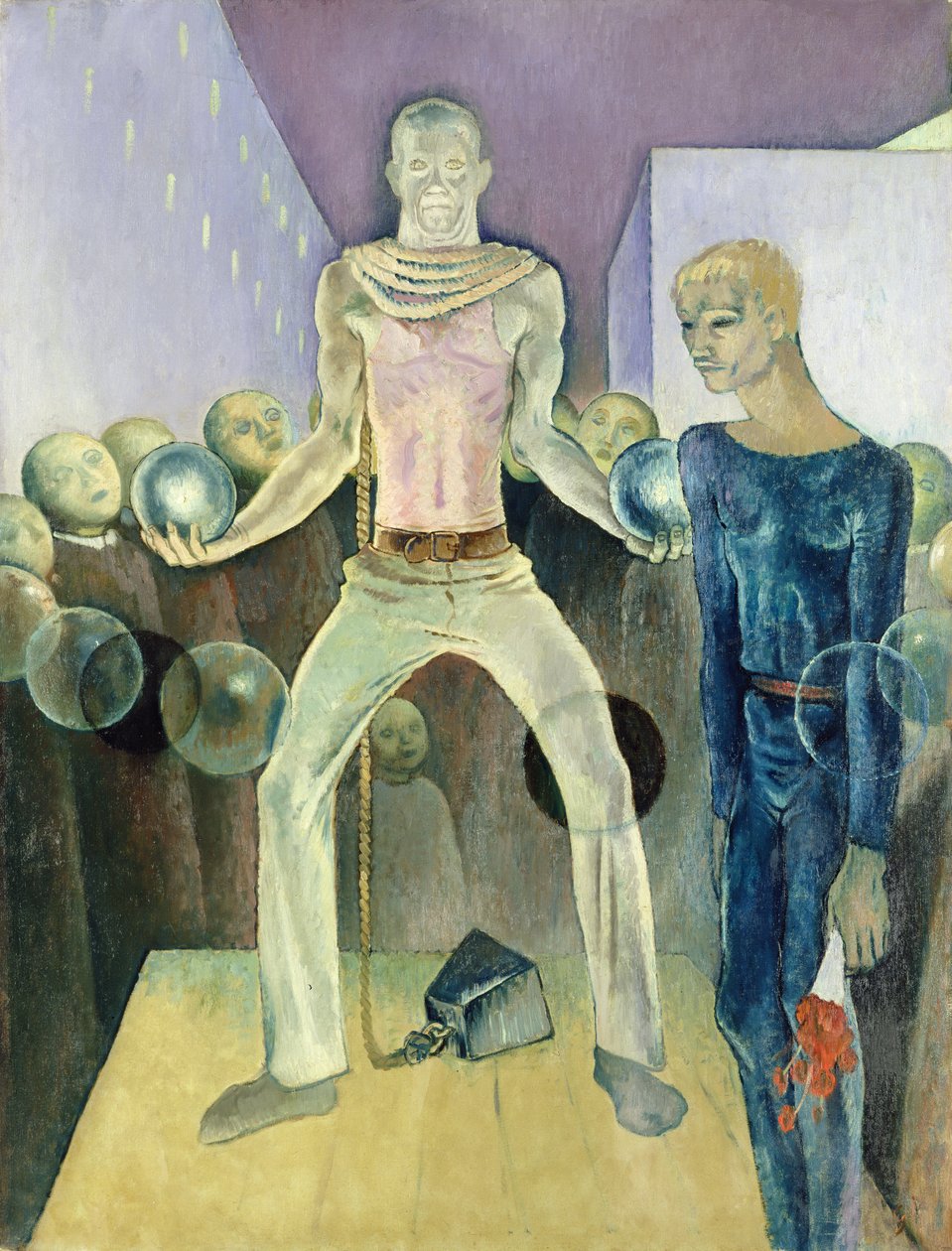 Tyngdlyftning, Berlin 1931 av Glyn Warren Philpot