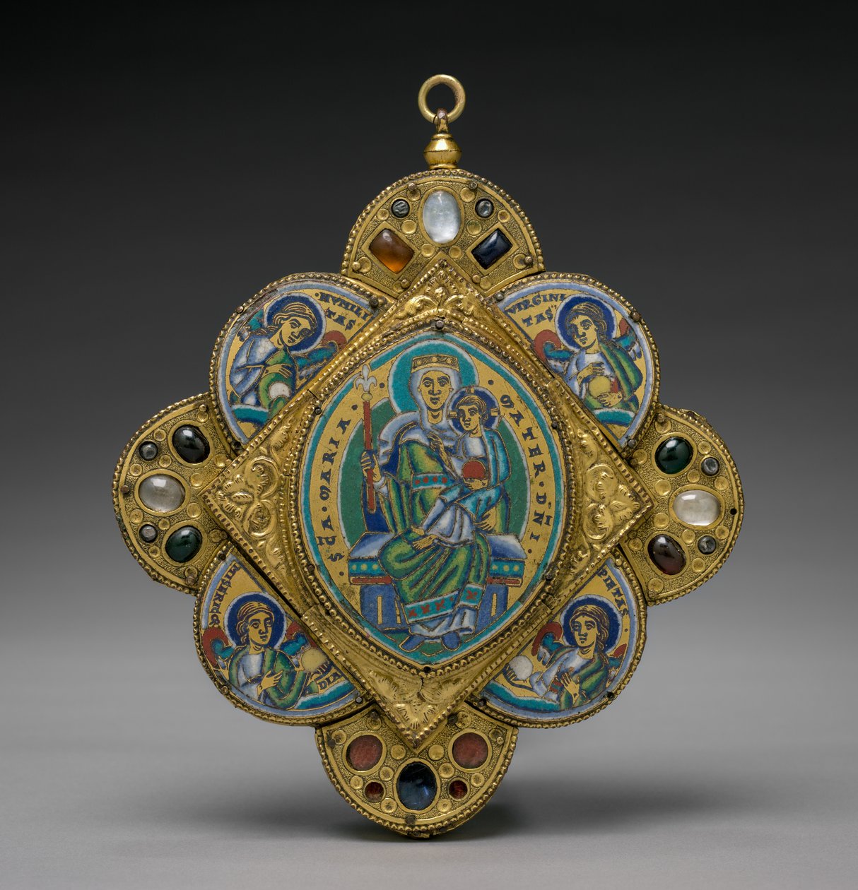 Hänge med jungfrun och barnet, ca. 1160-1170. av Godefroid de Huy