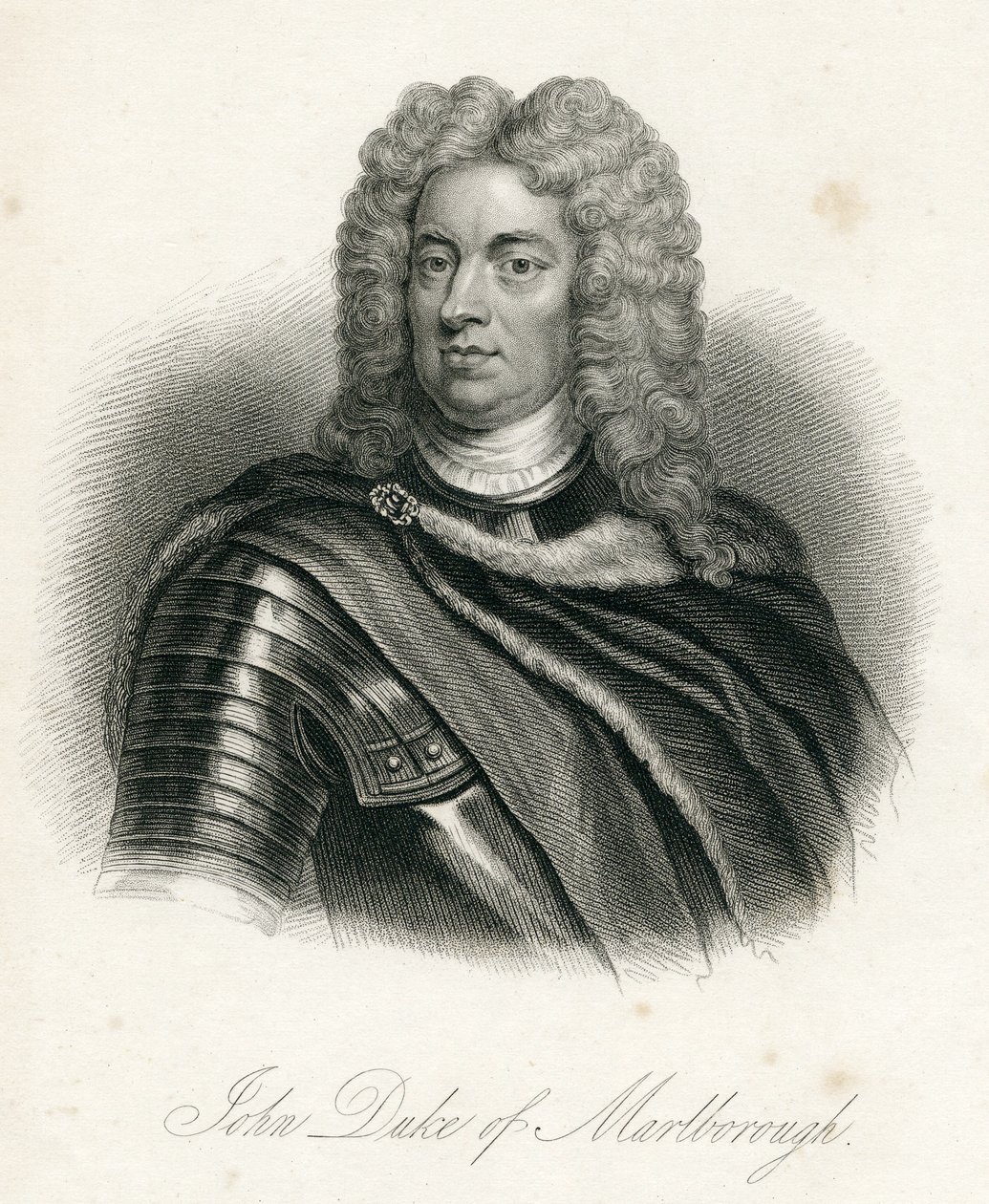 Porträtt av John Churchill, 1:e av hertigen av Marlborough (1650-1722) av Godfrey Kneller