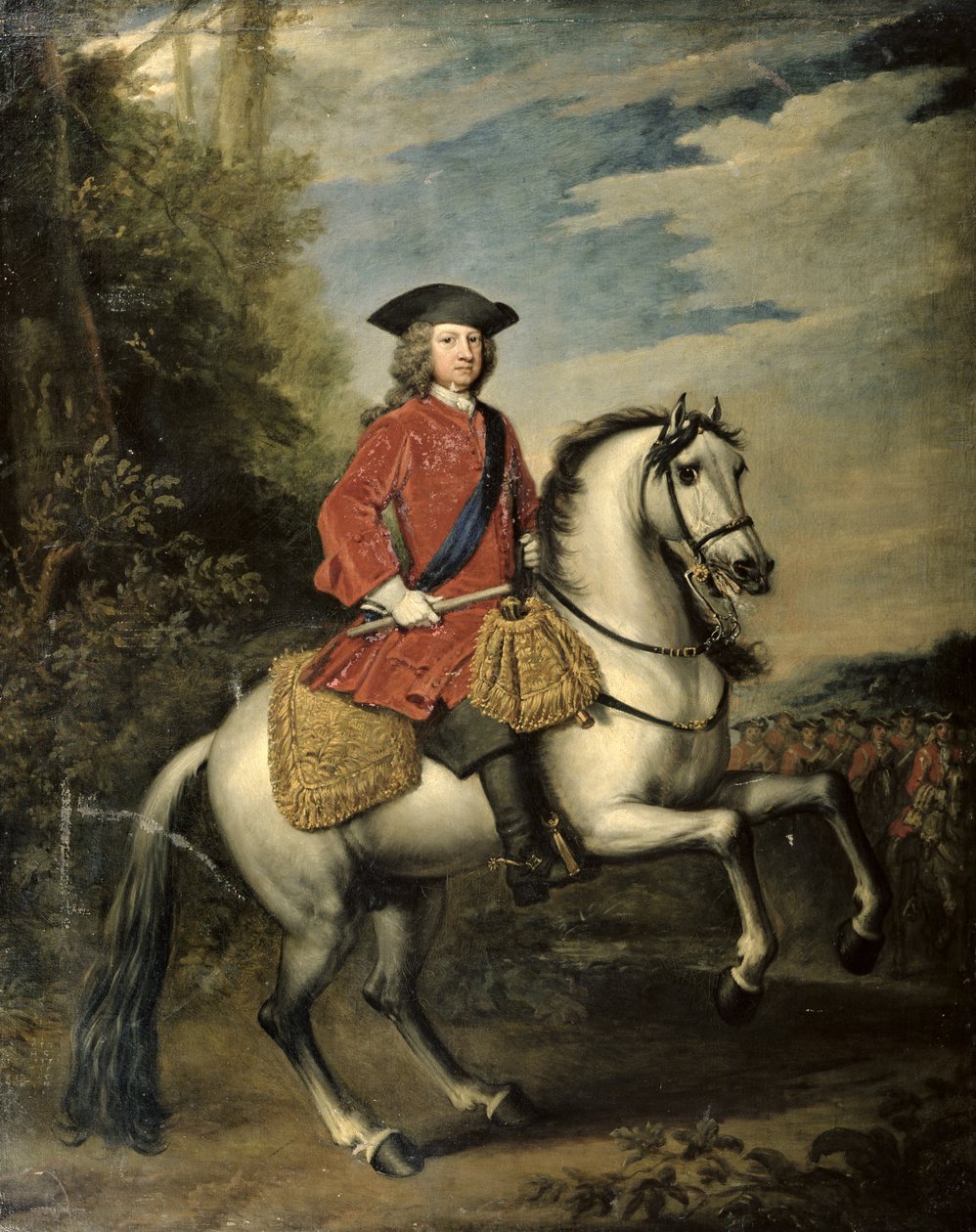 Porträtt av kung George I, 1717 av Godfrey Kneller