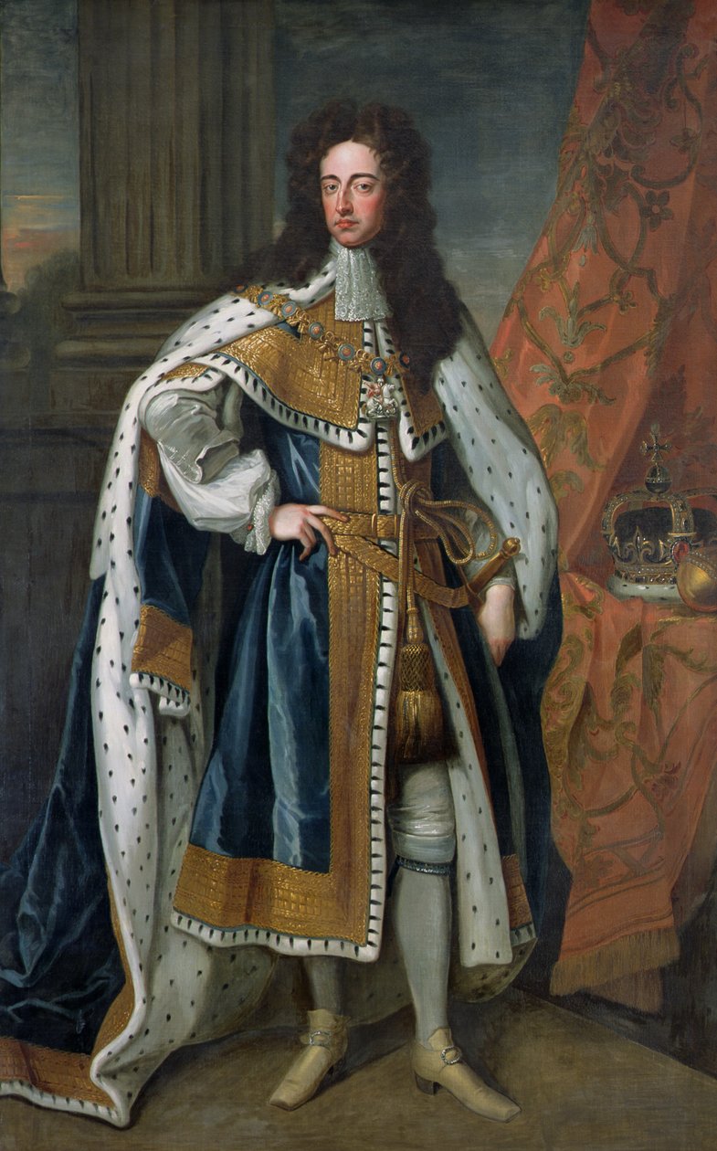 Porträtt av Vilhelm III (1650-1702) av Orange (se även 194651) av Godfrey Kneller