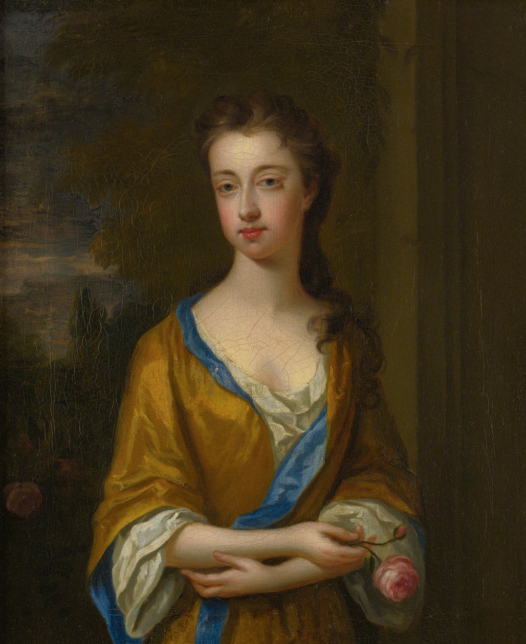 Porträtt av hertiginnan av Newcastle av Godfrey Kneller