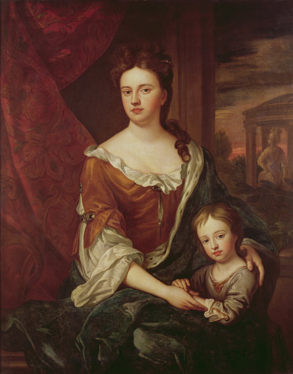 Drottning Anne och William, hertig av Gloucester av Godfrey Kneller