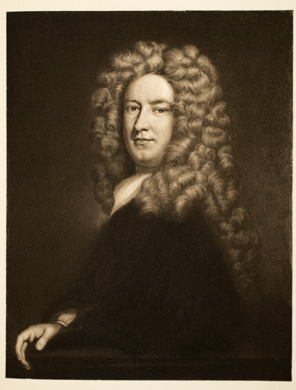 Sir Samuel Garth, pub. 1902 (kollotyp) av Godfrey Kneller