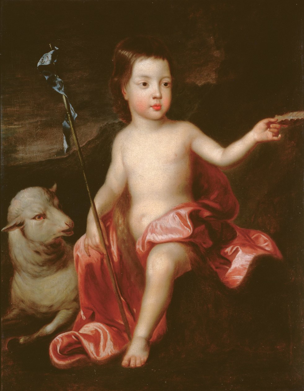 Johannes Döparen i vildmarken av Godfrey Kneller
