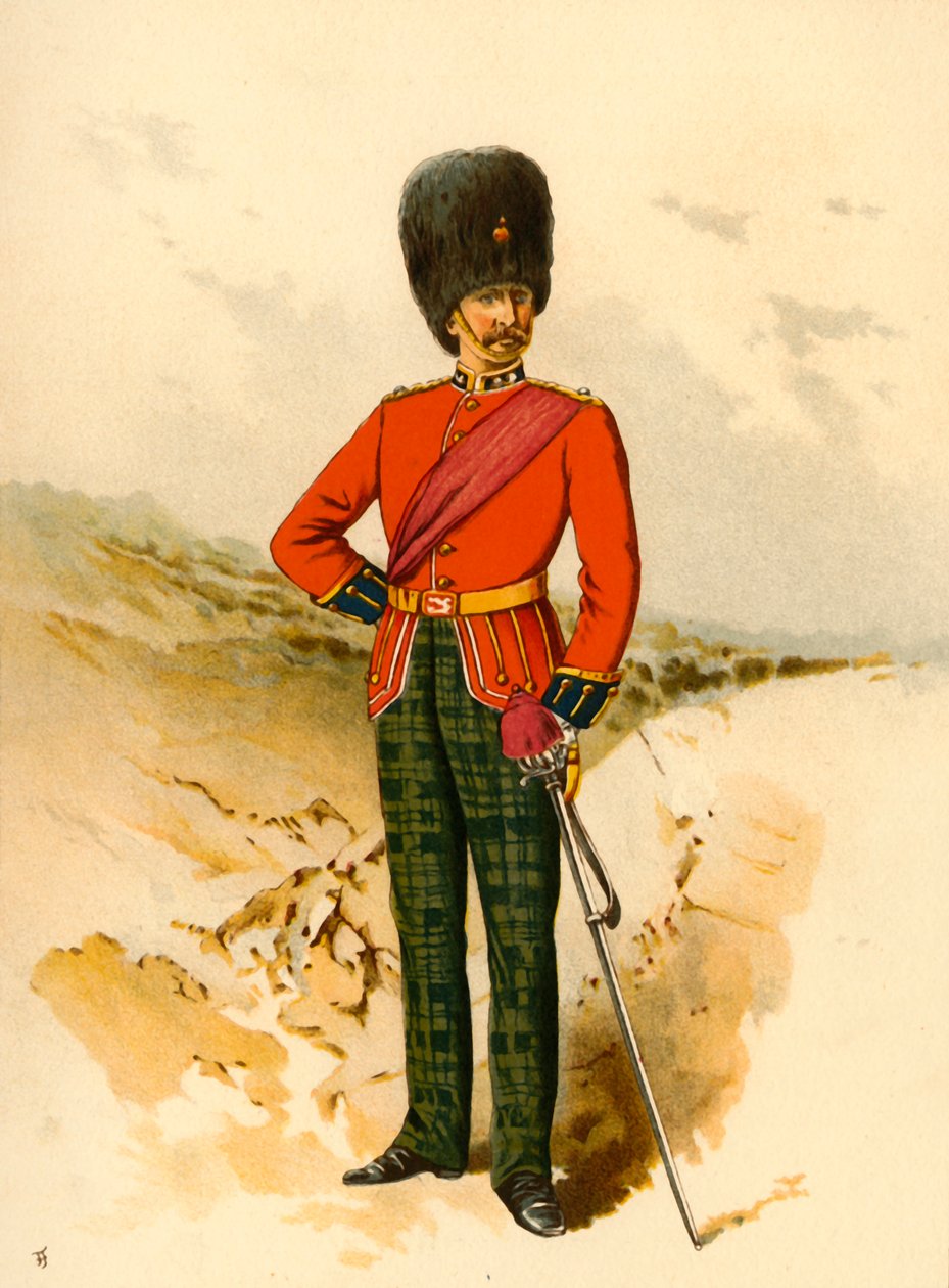 Den 21:a - Royal Scots Fusiliers, 1890. av Godfrey Douglas Giles